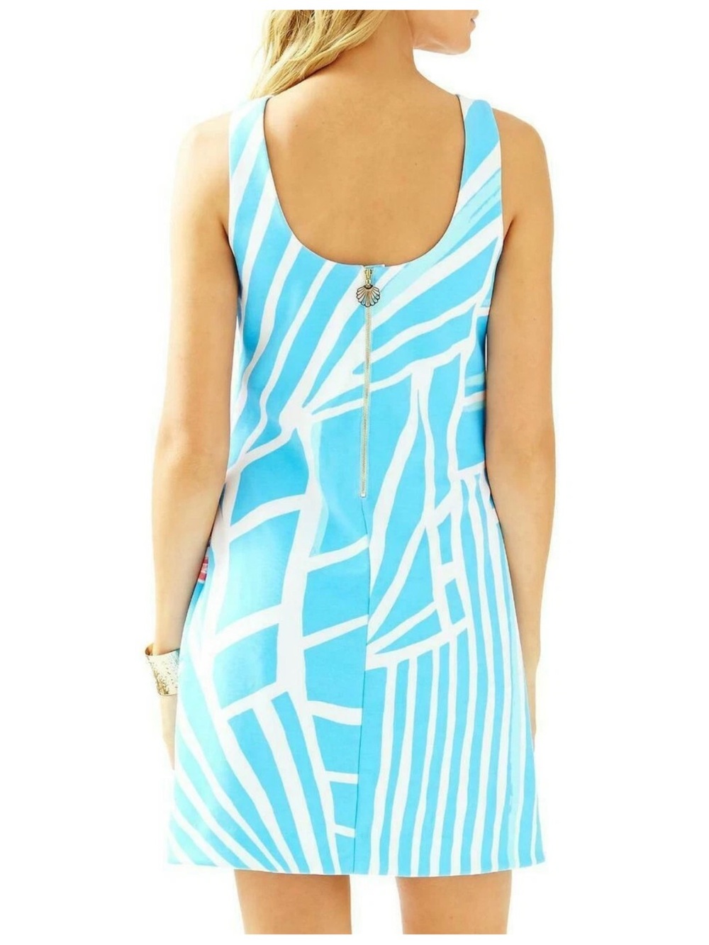 LILLY PULITZER SzM CALLIE SLEEVELESS SHIFTH KNIT DRESS FOR THE SHELL - Picture 2 of 11